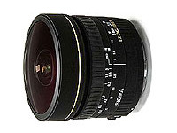 Lens Sigma 8 mm f/3.5 EX DG Fisheye